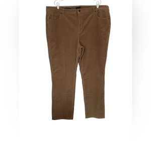 Talbots Brown Straight Leg Pants